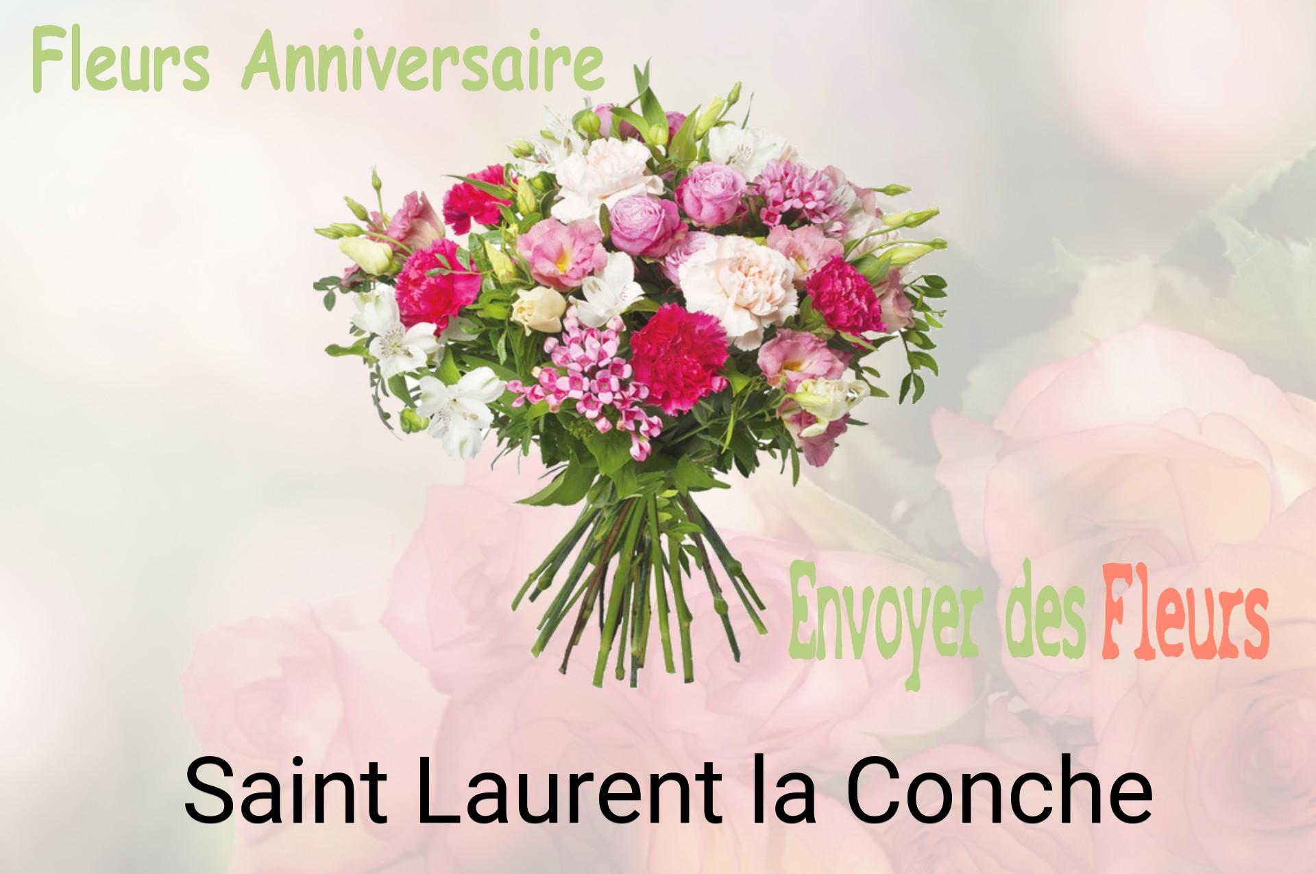 Bouquet de fleurs d’anniversaire livré à Saint-Laurent-la-Conche