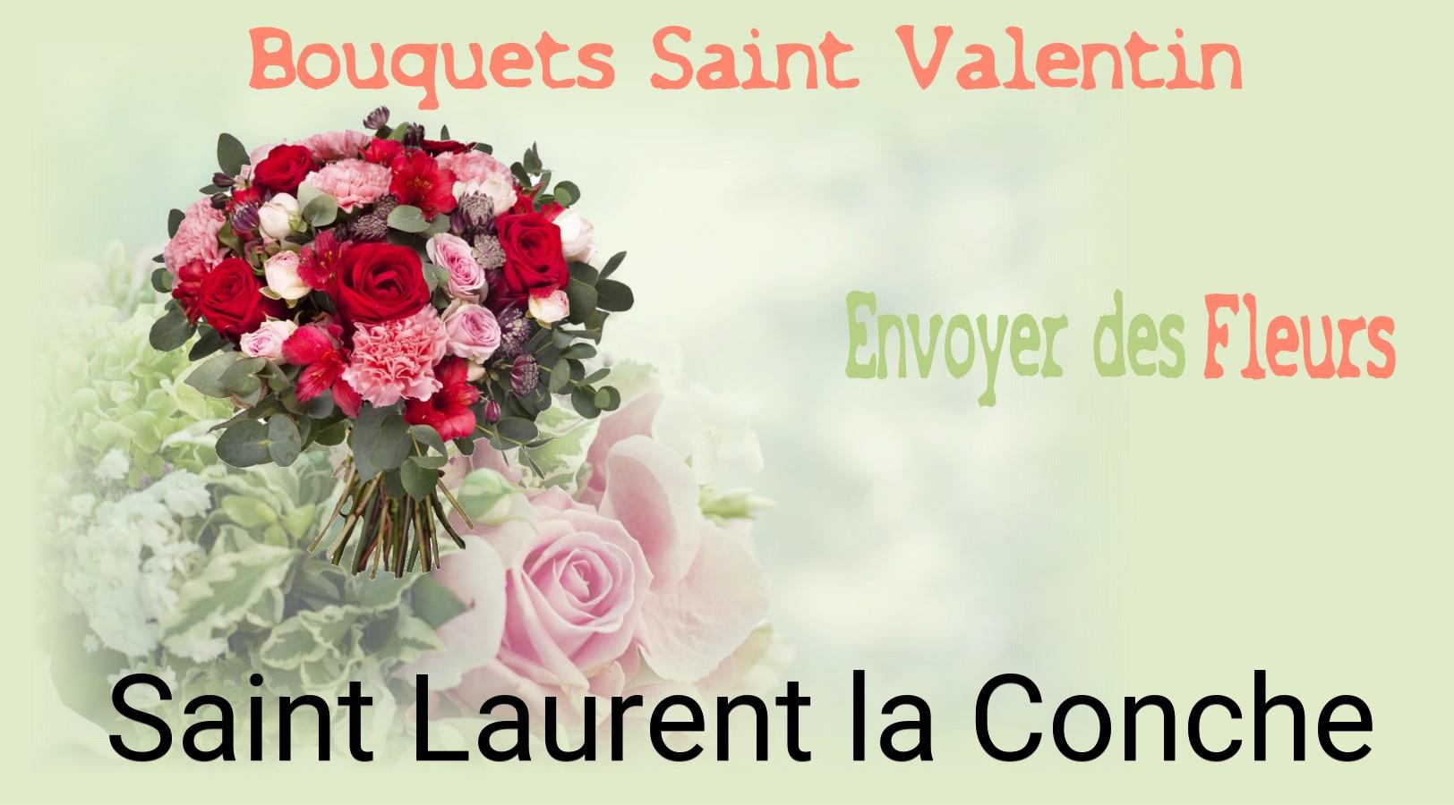 Roses de Saint-Valentin livrées à Saint-Laurent-la-Conche